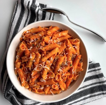 Rigatoni alla Vodka (GF Pasta) at Pasta Viva (gluten‑free)